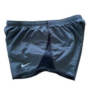 Nike Dri Fit Womens Running shorts Black Gray size L
